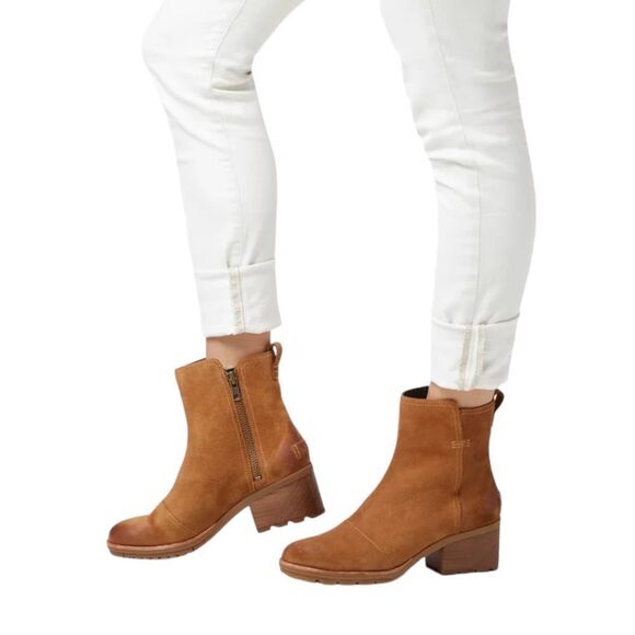 Sorel Cate Iced Tea Women’s Brown Leather Waterproof Ankle Boot Size 11 - Picture 11 of 11